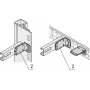 Schroff 21120145 Γωνία rack, 4 τεμ.
