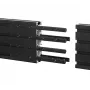 Ράγα τοποθέτησης B-Tech BT8390 σετ επέκτασης μαύρο 12 mm πλάτος 8 mm βάθος 180 mm μήκος