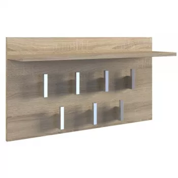 Top e shop WIESZAK 2F SONOMA κρεμάστρα ρούχων — μοριοσανίδα, όψη δρυός, 7 γάντζοι, 700×200×400 mm