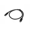 Καλώδιο USB-C σε USB-C LANBERG CA-USBE-20CC-0005-BK, USB 3.2 Gen 1 (5 Gbit/s), 0,5 m, μαύρο