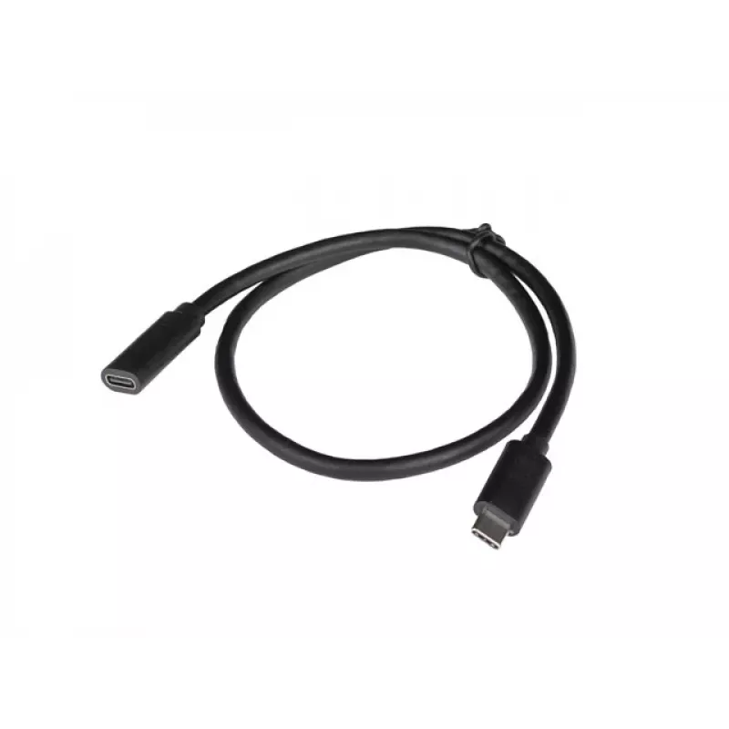 Καλώδιο USB-C σε USB-C LANBERG CA-USBE-20CC-0005-BK, USB 3.2 Gen 1 (5 Gbit/s), 0,5 m, μαύρο