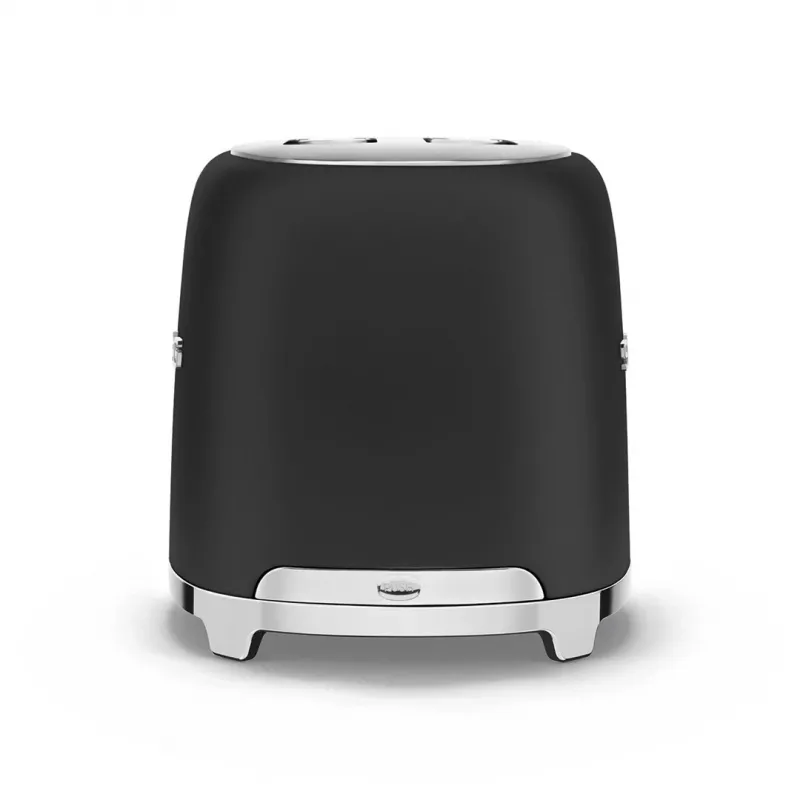 Τοστιέρα Smeg 50's Style TSF01BLMEU 2 φέτες μαύρο ανοξείδωτο ατσάλι