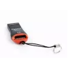 Αναγνώστης καρτών Gembird FD2-MSD-3 USB 2.0 Μαύρο Κόκκινο