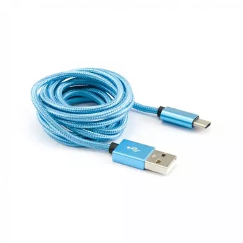 Sbox USB->Type C M/M 1,5m CTYPE-1.5BL μπλε