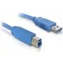 Καλώδιο USB DeLOCK 82434 1,8 m USB A USB B μπλε