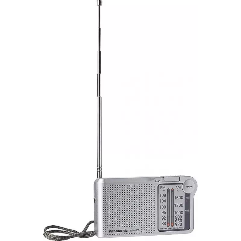 Panasonic RF-P150DEG φορητό αναλογικό ραδιόφωνο ασημί