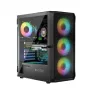 Κουτί υπολογιστή LOGIC CONCEPT Portos ARGB ATX Mid-Tower, μαύρο