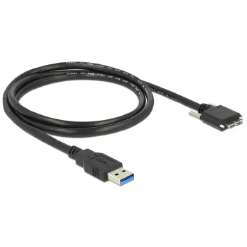 Καλώδιο USB DeLOCK 1m USB 3.0 USB 3.2 Gen 1 Micro-USB B μαύρο