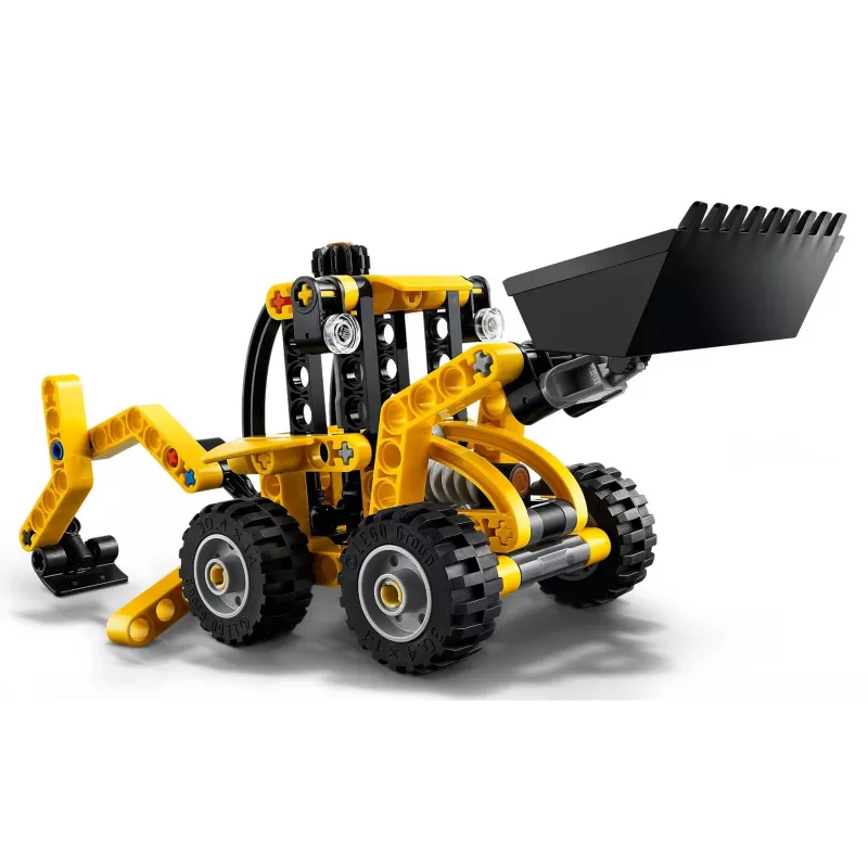 Σετ κατασκευής LEGO Technic Backhoe Loader 42197 — αρθρωτή διεύθυνση, λειτουργικός φορτωτής, 104 τεμ., συνιστώμενη ηλικία 7+