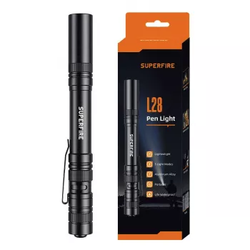 Φακός χειρός Superfire L28 — LED φακός χειρός; 121 lm; 5 W