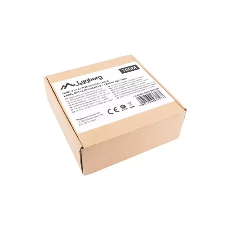 Καλώδιο HDMI Lanberg CA-HDMI-30FB-1000-BK 100m μαύρο