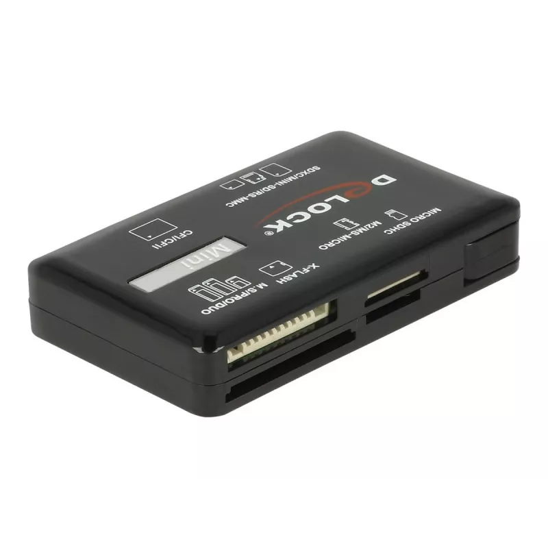 DeLOCK SuperSpeed Αναγνώστης καρτών USB CF SD Micro SD MS M2 xD 5 Gbps