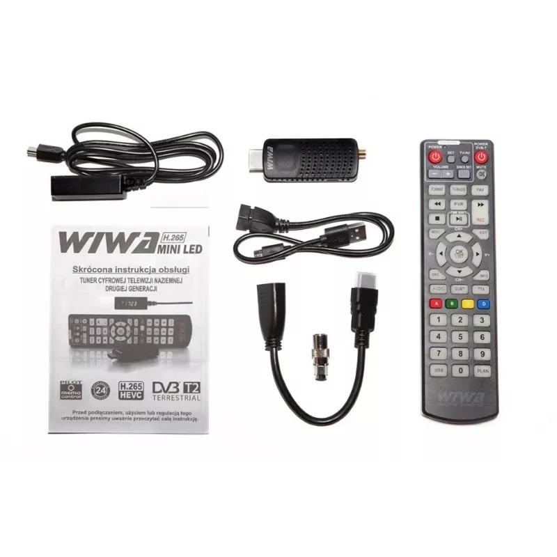 Αποκωδικοποιητής Δέκτης TV Wiwaj DVB-T2 Hevec Mini LED