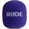 Κάλυμμα μικροφώνου (μωβ) για Rode Interview GO Lavalier-Kit – αξεσουάρ pop-filter/ασπίδα ανέμου