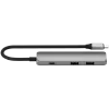 Satechi ST-P4SM Hub διασύνδεσης USB Type-C 10000 Mbit/s Γκρι