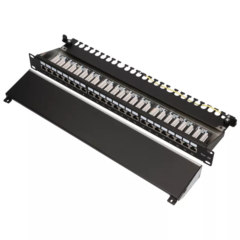 Patch panel - Extralink CAT6A STP, 24 θύρες