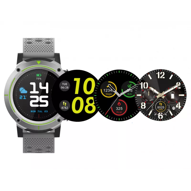 Denver SW-510 Smartwatch GPS, 1,3" οθόνη αφής, γκρι