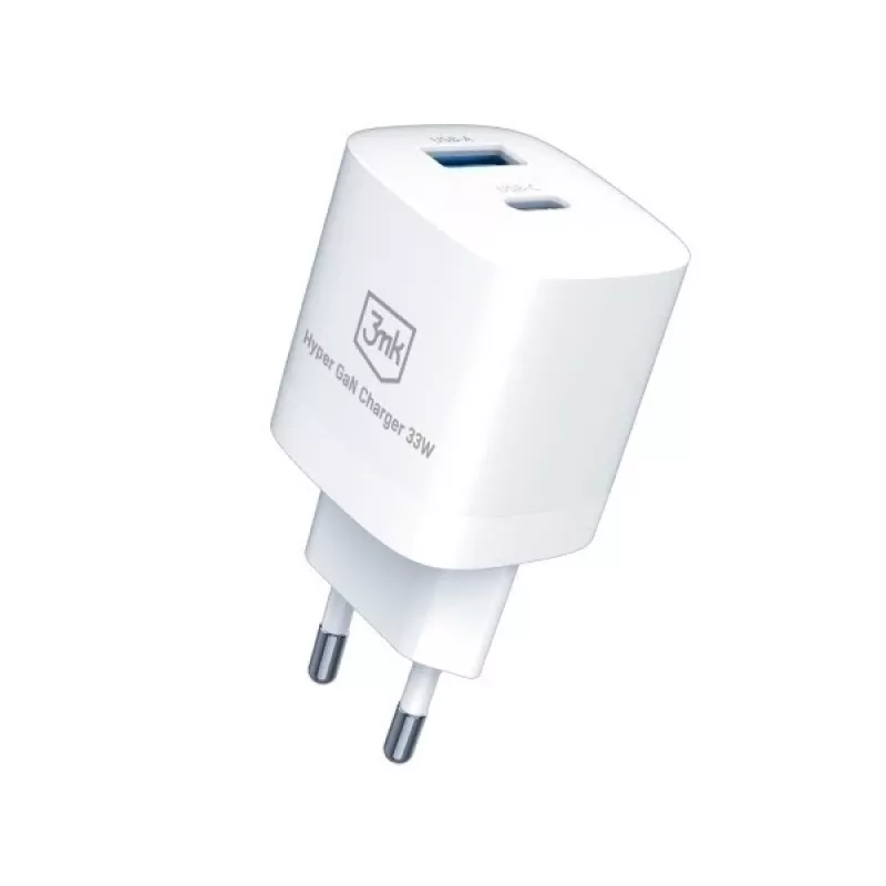 Φορτιστής 33W GaN PD 1xUSB-A+1xUSB-A