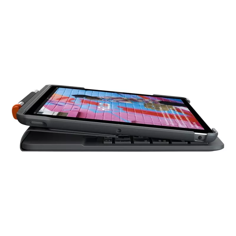 Logitech 920-011423 πληκτρολόγιο για φορητές συσκευές QWERTZ γερμανικό Bluetooth γκρι