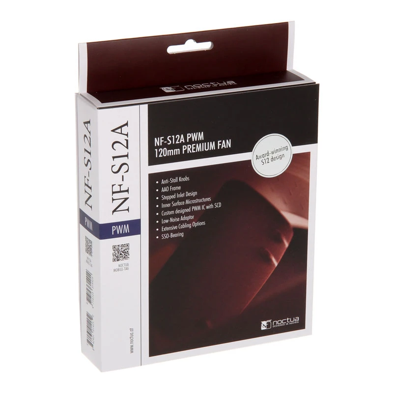 Noctua NF-S12A PWM 120mm Ανεμιστήρας κουτιού