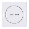 Fibaro Walli N Πρίζα 2x USB Λευκό
