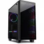 Κουτί INTER-TECH X-608 INFINITY MICRO, microATX, RGB, Μπροστινό και πλαϊνό τμήμα από σκληρυμένο γυαλί, χωρίς τροφοδοτικό