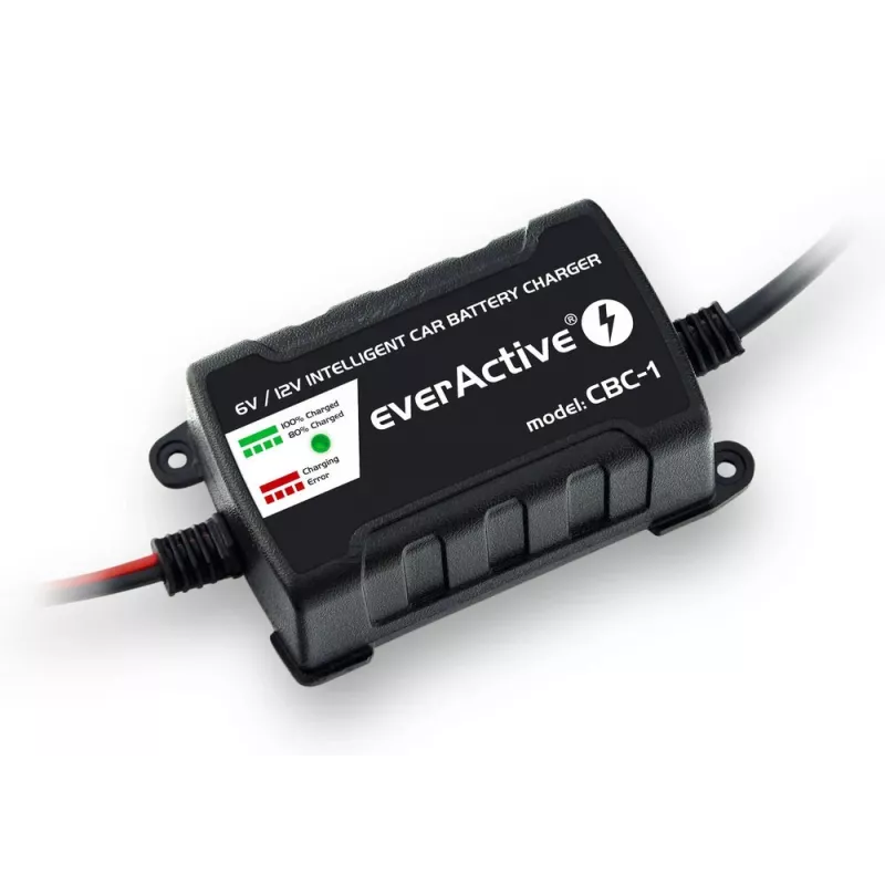 Φορτιστής μπαταρίας αυτοκινήτου everActive CBC1 6V/12V