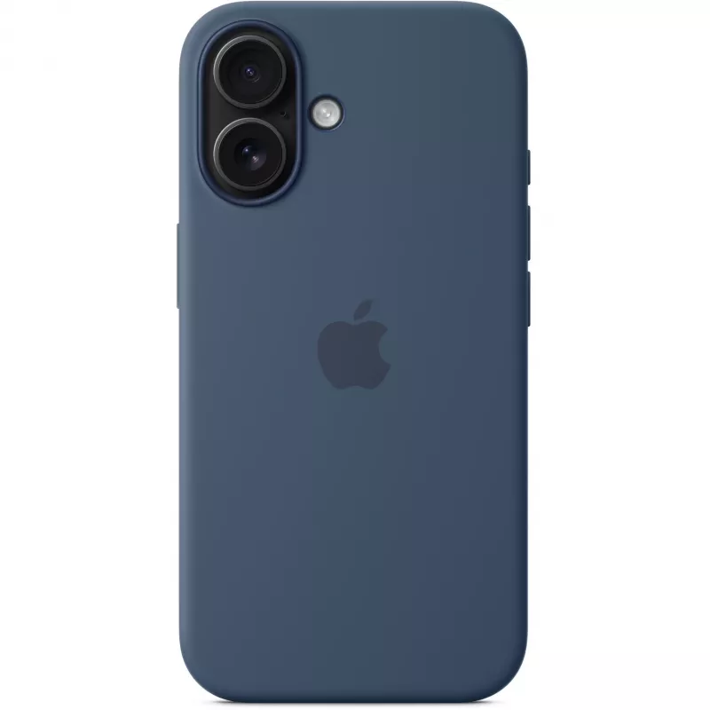 Apple MYY23ZM/A θήκη σιλικόνης με MagSafe για iPhone 16, μπλε denim
