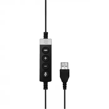 EPOS IMPACT SC 660 USB ML Headset Ενσύρματο Headband Τηλεφωνία/Μουσική USB Type-A Μαύρο, Ασημί