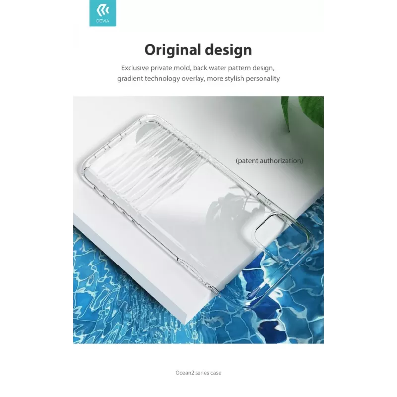 Θήκη smartphone Devia Ocean2 Series για iPhone 11 Pro Max, διαφανές, προστατευτικό διαφανές κάλυμμα