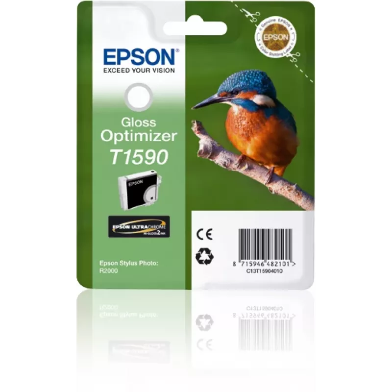 Epson T1590 Gloss Optimizer, Glanzverstärker, μελάνη με βάση χρωστικές, 1 τεμ.