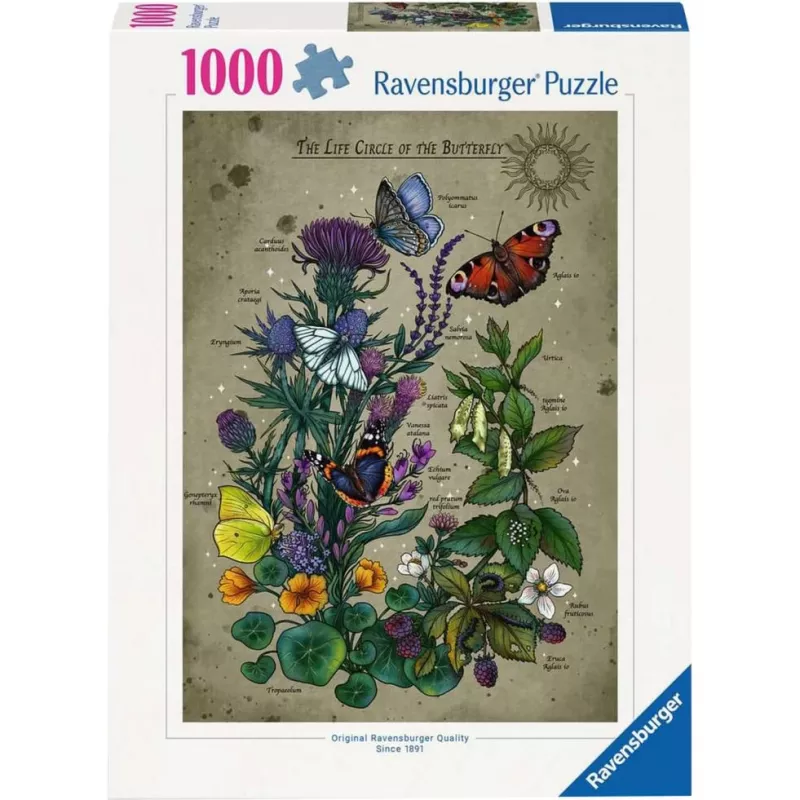 Ravensburger παζλ Circle of Life Butterfly 1000 τεμάχια