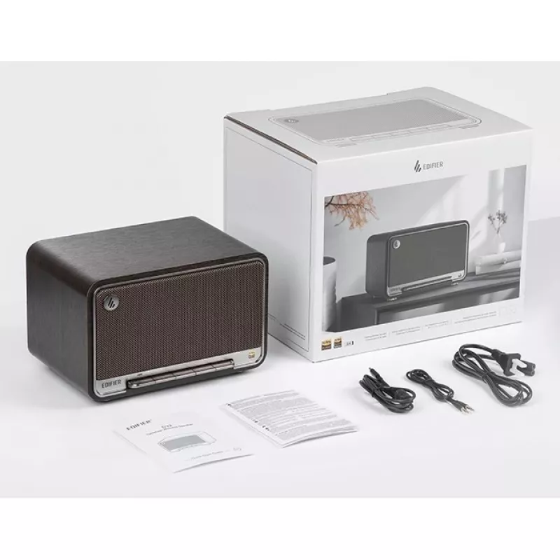 Edifier επιτραπέζιο ασύρματο ηχείο | D32 | 60 W | Bluetooth | μαύρο καρυδιά | ασύρματη σύνδεση