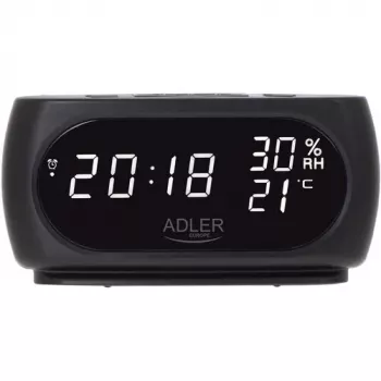 Adler AD 1186 Ξυπνητήρι Ψηφιακό ξυπνητήρι Μαύρο