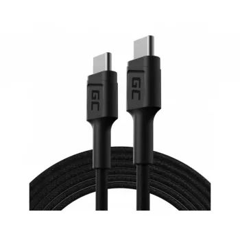 Green Cell KABGC30 καλώδιο USB USB 2.0 1.2 m USB-C μαύρο