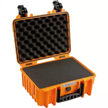 Βαλίτσα αποθήκευσης εργαλείων B&W Cases 3000/O/SI πορτοκαλί πολυπροπυλένιο ανθεκτική σε σκόνη και νερό