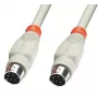 Lindy PS/2 1.0m Καλώδιο PS/2 1 m Γκρι