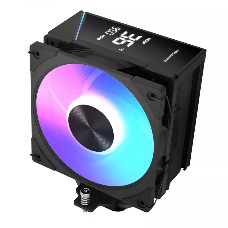 MODECOM Volcano 0C T102 LCD ARGB Ψύκτρα Επεξεργαστή 12 cm Μαύρο
