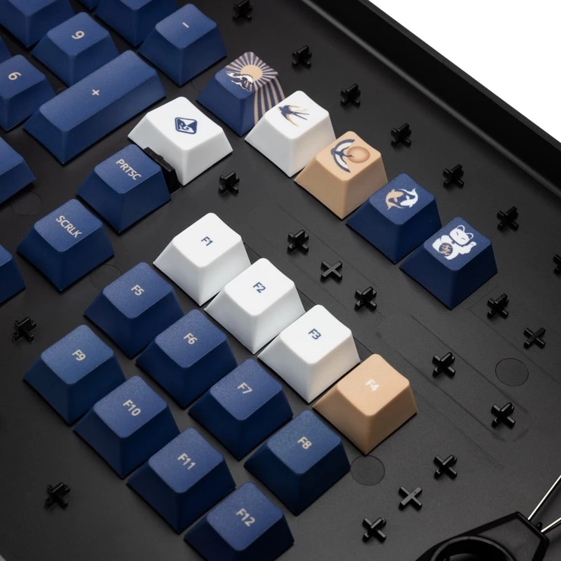 Σετ keycap Traitors UKIYO-E PBT US-Layout – 108 πλήκτρα, εκτύπωση Dye-Sub