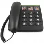 Doro PhoneEasy 331ph ενσύρματο τηλέφωνο, μαύρο