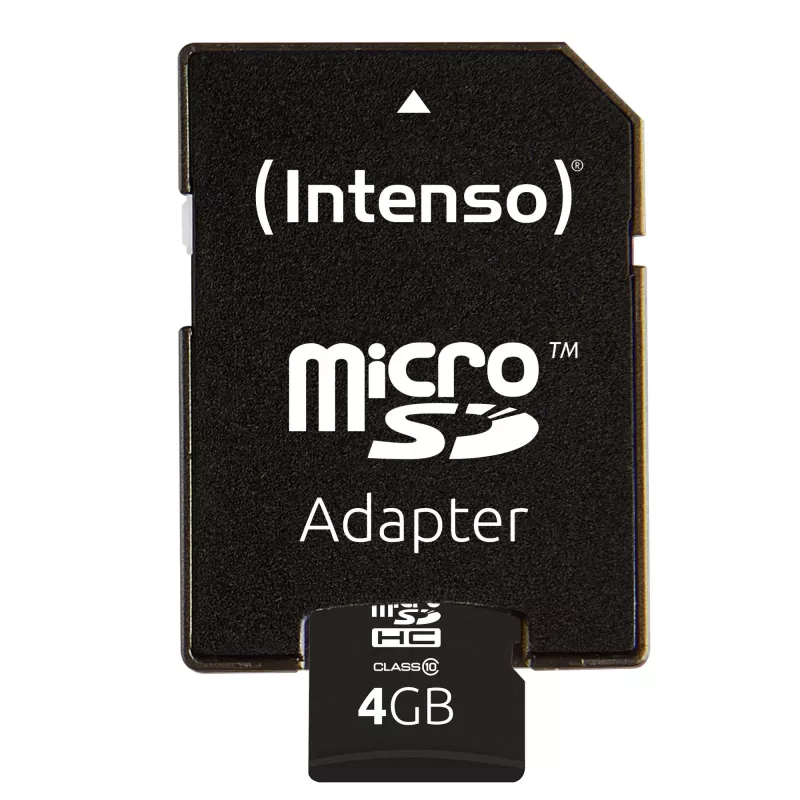 ΜΝΗΜΗ MICRO SDHC 4GB C10/W/ADAPTER 3413450 INTENSO