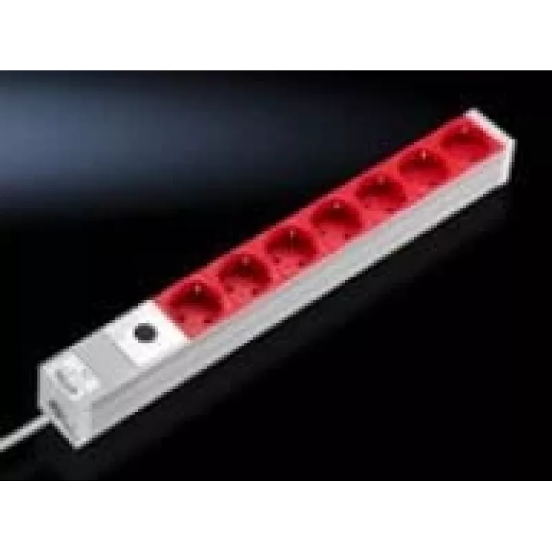 Rittal - καλώδιο επέκτασης (Rack - rack-montierbar) - 7 αρσενικά βύσματα (7240.260)