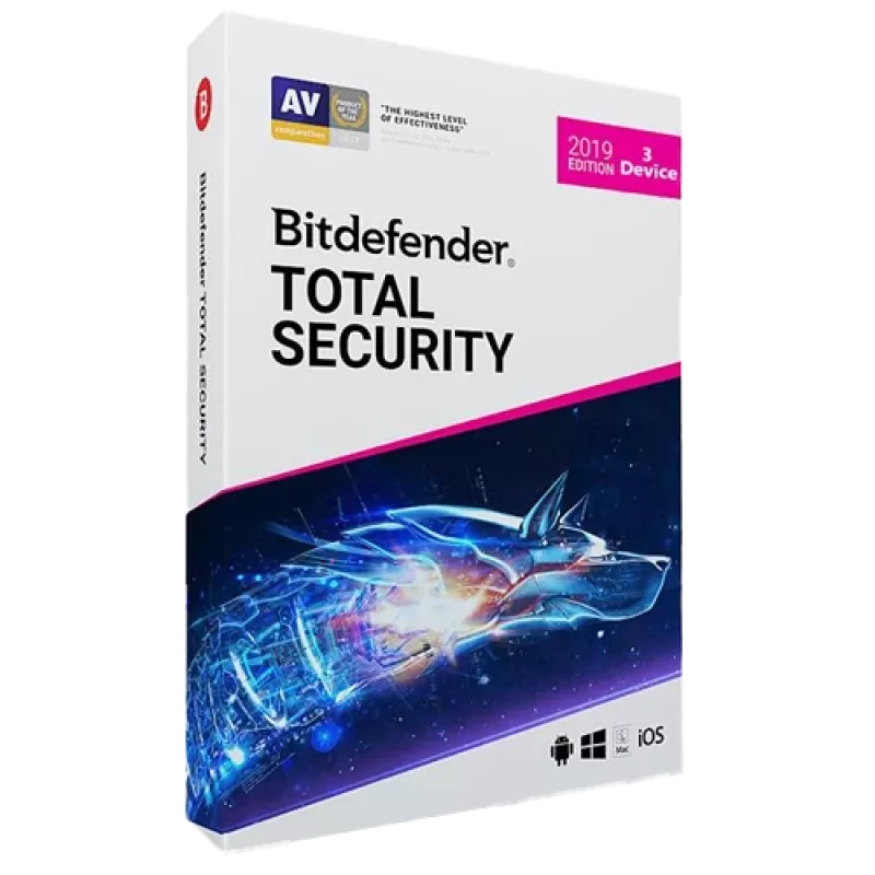 Bitdefender Total Security | 3 PC | 1 έτος | Μόνο EU