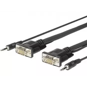 Vivolink PROVGAMCS4.6 προσαρμογέας καλωδίου βίντεο 4,6 m VGA (D-Sub) + 3,5 mm μαύρο