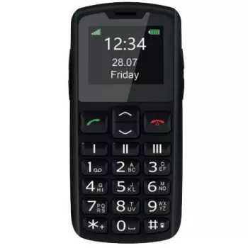 Bea-fon SL230 LTE Silver Line κινητό τηλέφωνο με πλήκτρα, 1,8 ίντσες, 128 x 160, microSD, μαύρο