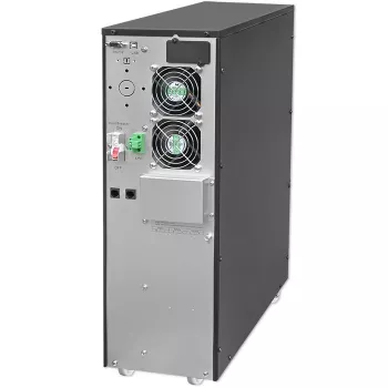 Qoltec 52284 UPS αδιάλειπτη παροχή ισχύος | 10kVA | 10000W | συντελεστής ισχύος 1,0 | LCD | EPO | USB | Online