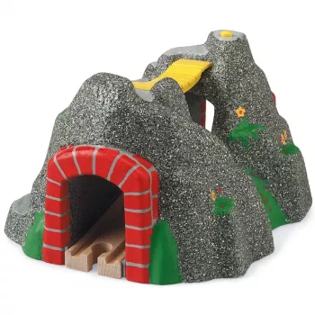 World magic tunnel, σιδηρόδρομος γκρι/κόκκινο