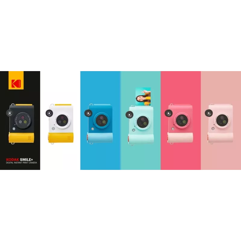 Kodak SMILE+ Άμεση φωτογραφική μηχανή, 2x3 ίντσες, Λευκό