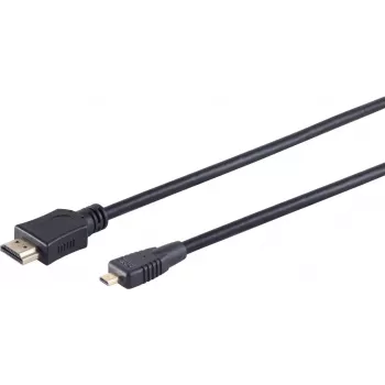 Καλώδιο HDMI S/CONN Micro-HDMI 1 m