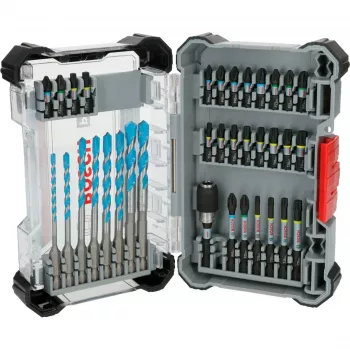 Σετ κρουστικών τρυπανιών και μυτών Bosch PRO 35 τεμ. 2608522518 — μύτες τρυπανιών και κατσαβιδιών για μέταλλο, ξύλο, τοιχοποιία